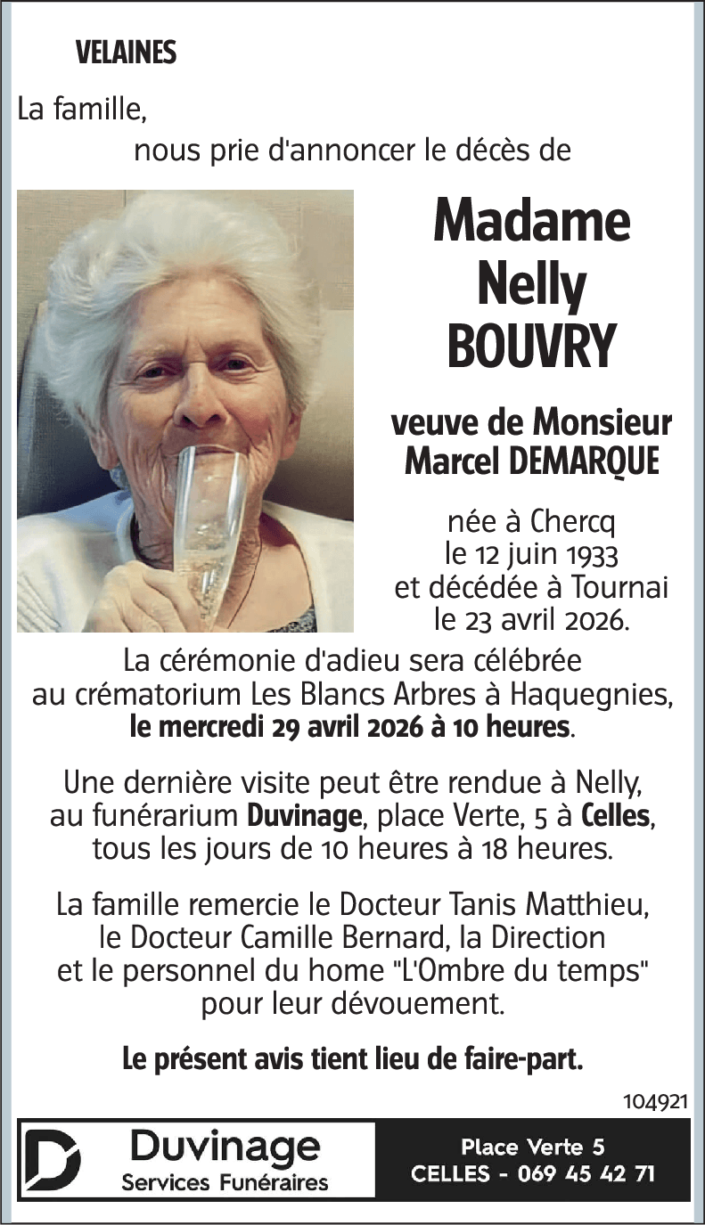 Nelly BOUVRY