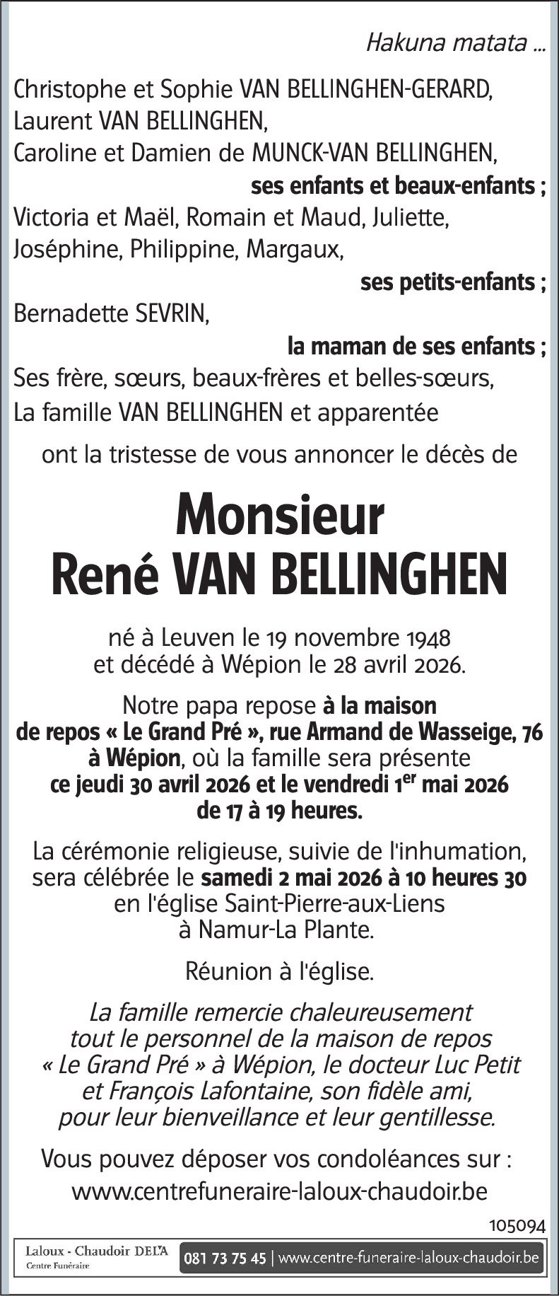 René VAN BELLINGHEN