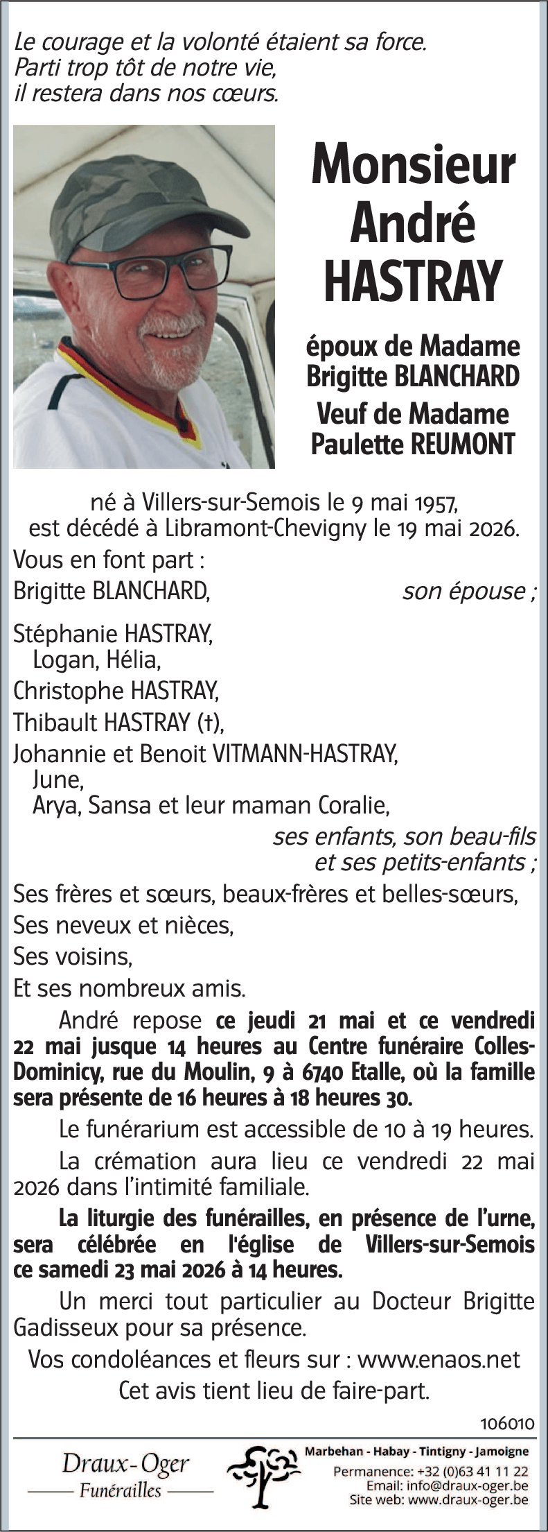 André HASTRAY