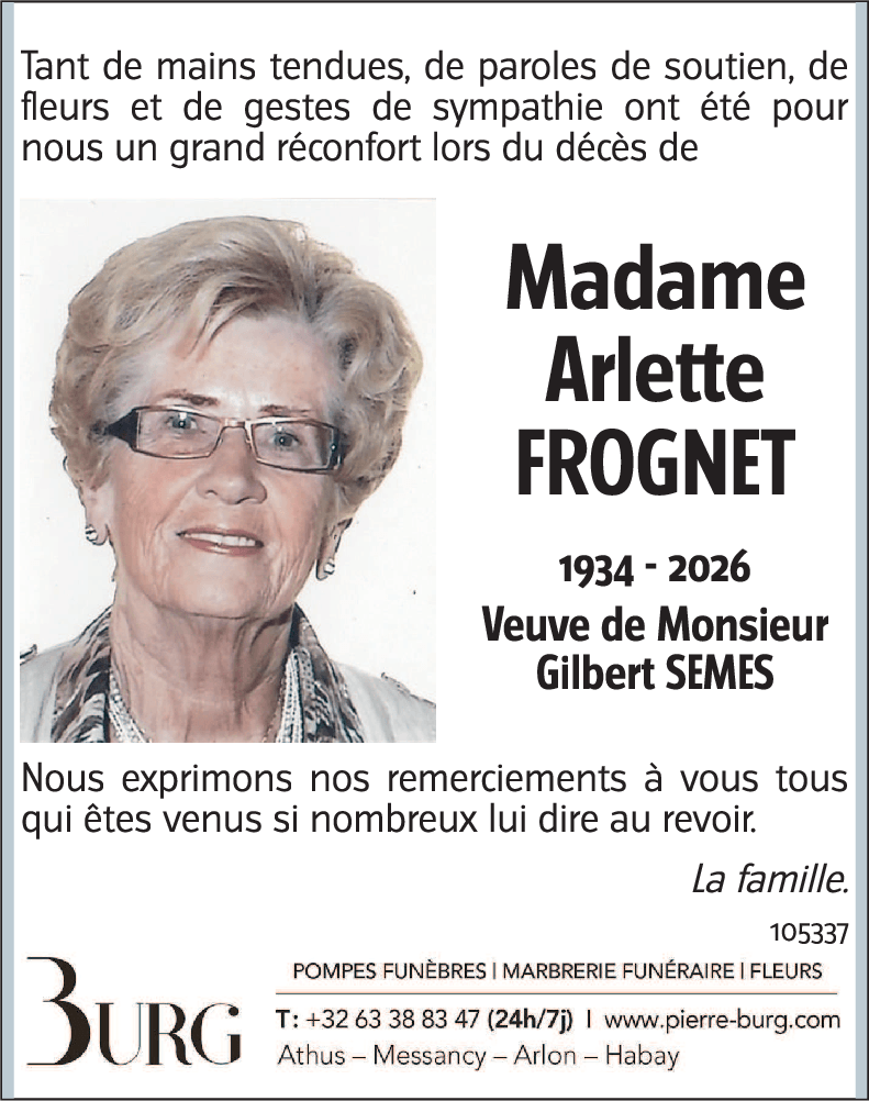 Arlette FROGNET