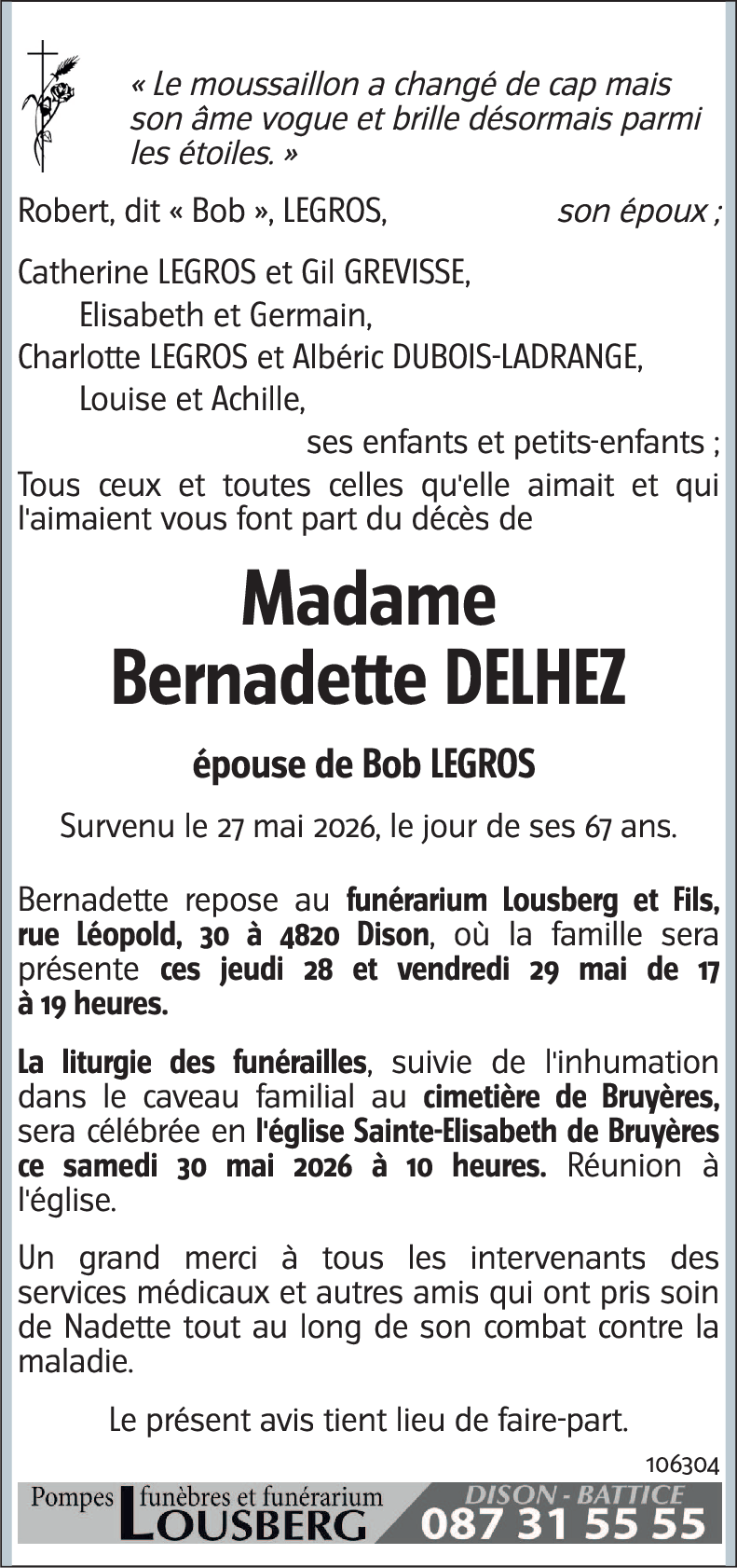 Bernadette DELHEZ