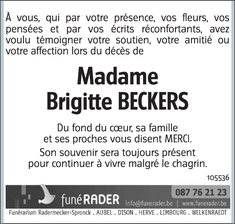 Brigitte BECKERS