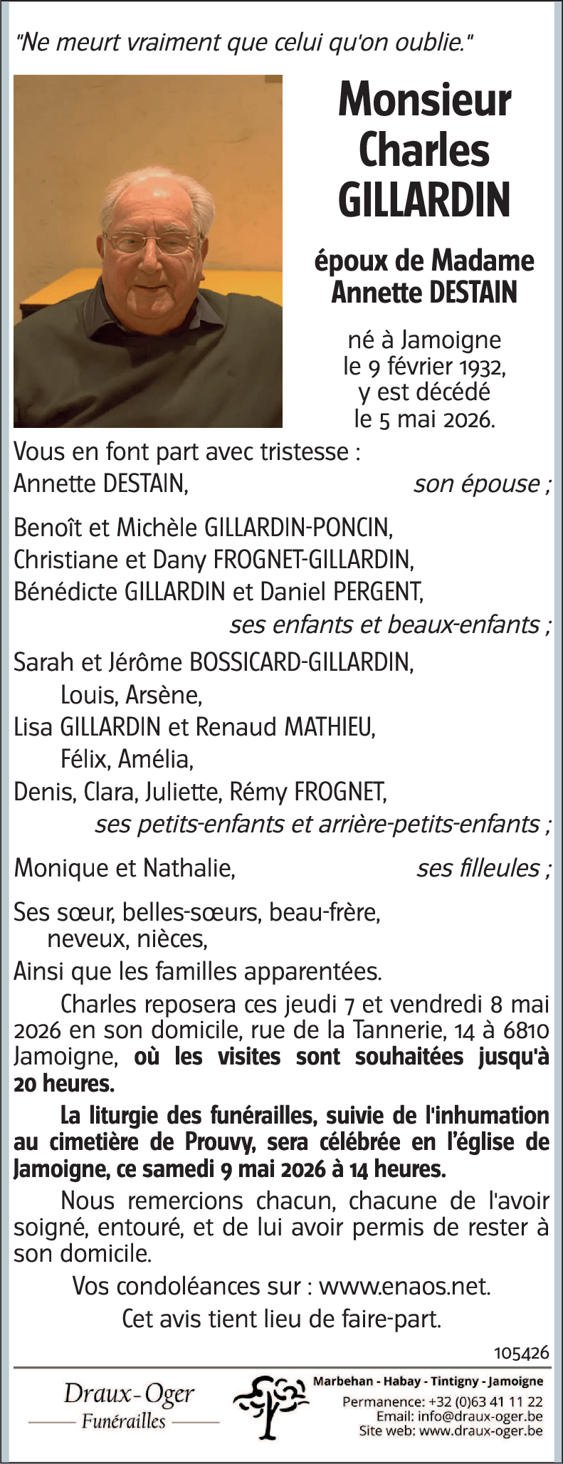 Charles GILLARDIN