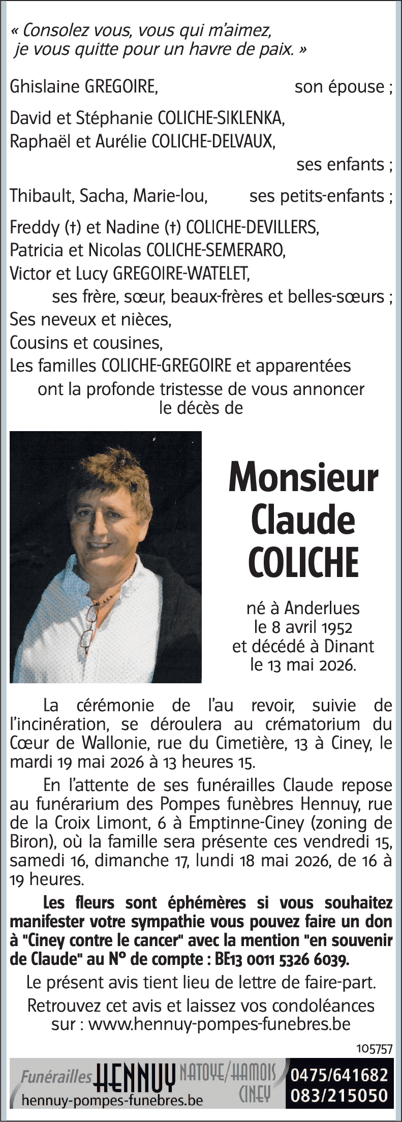 Claude COLICHE