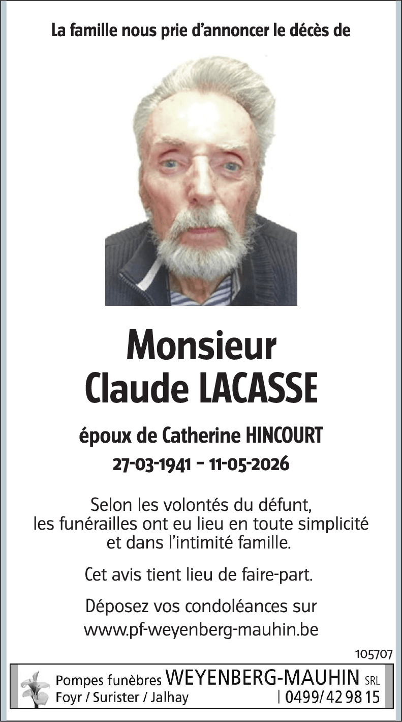 Claude LACASSE