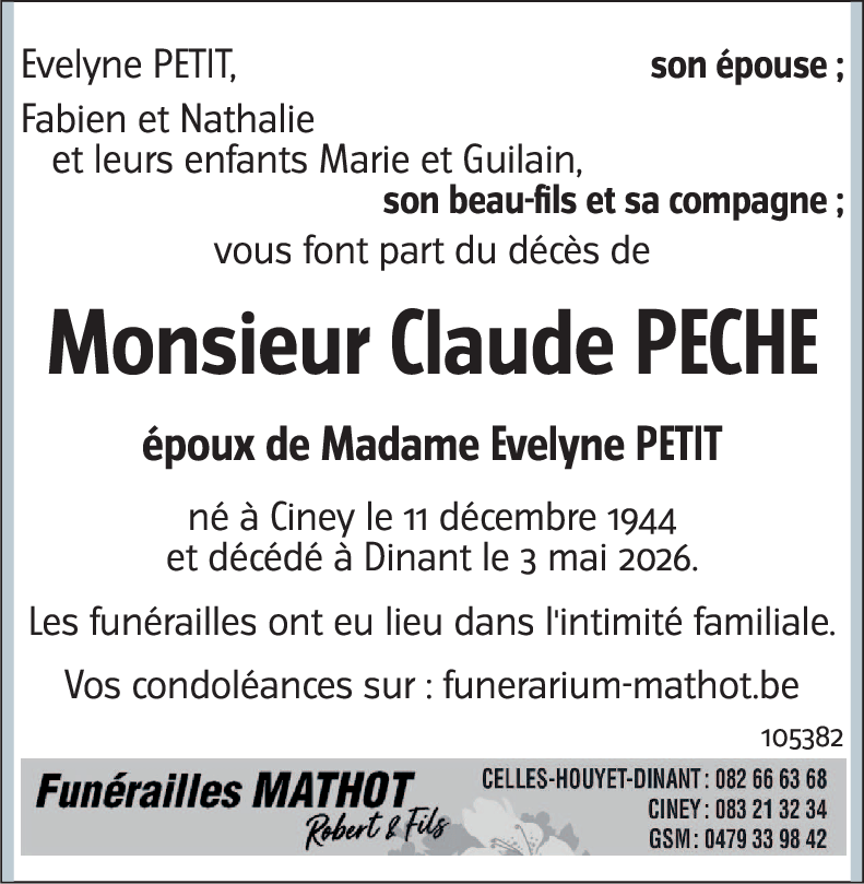 Claude PECHE