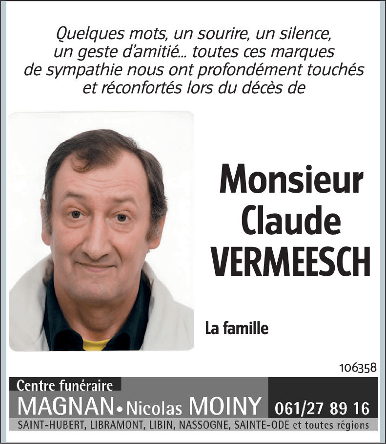 Claude VERMEESCH