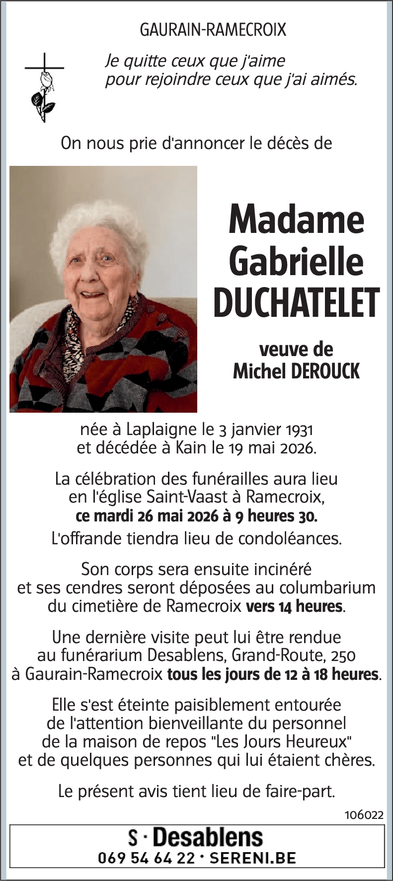 Gabrielle DUCHATELET