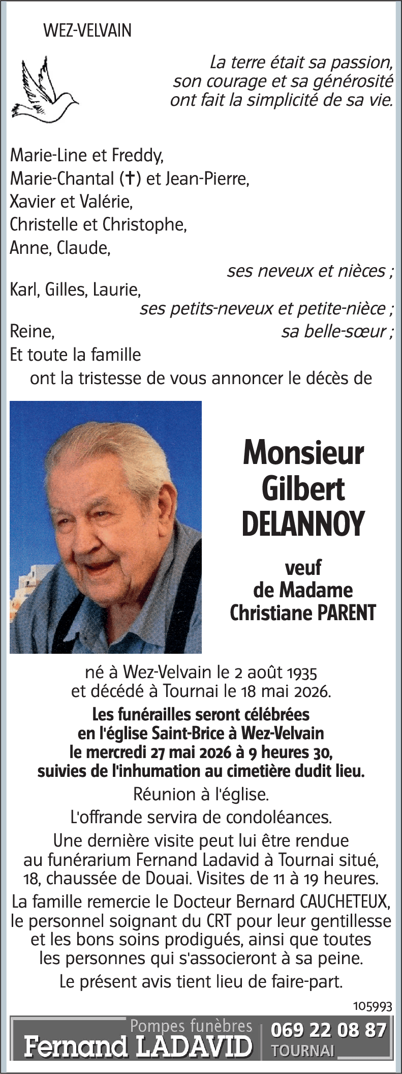 Gilbert DELANNOY