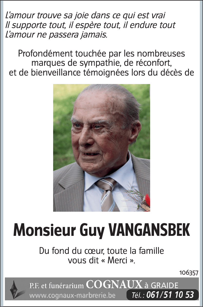 Guy VANGANSBEK