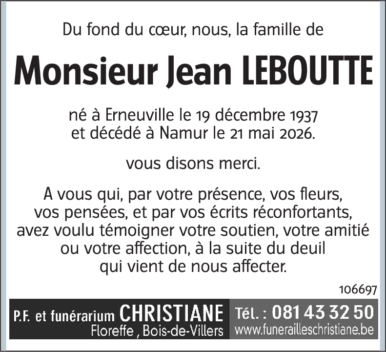 Jean LEBOUTTE