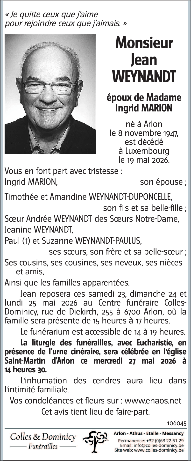 Jean WEYNANDT