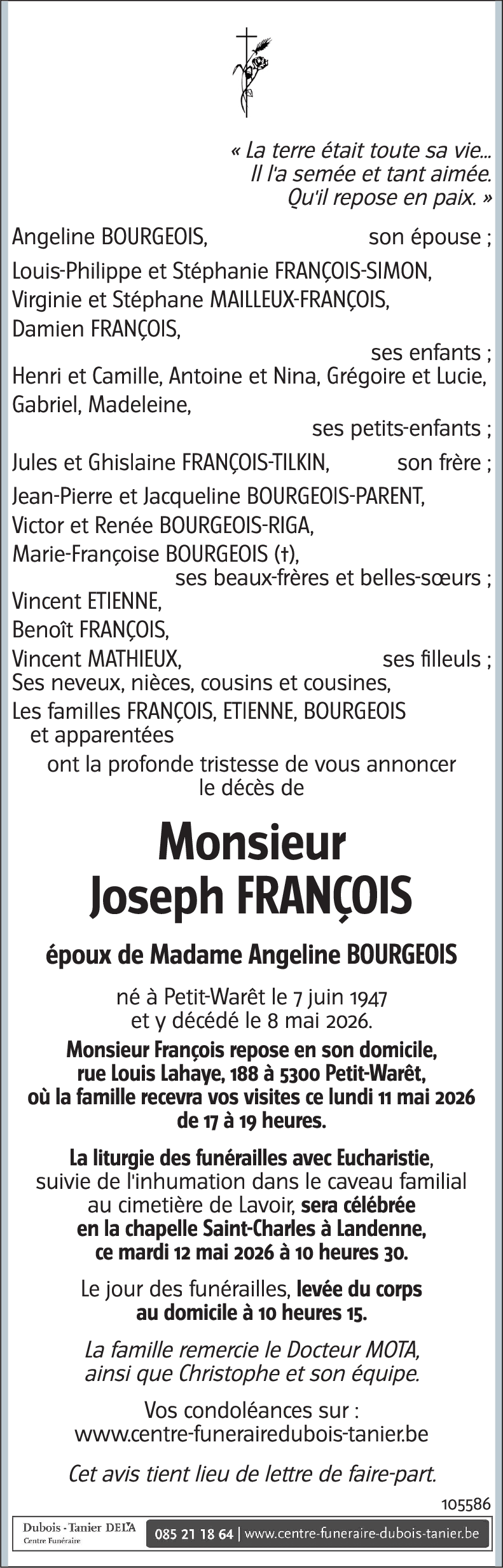 Joseph FRANÇOIS