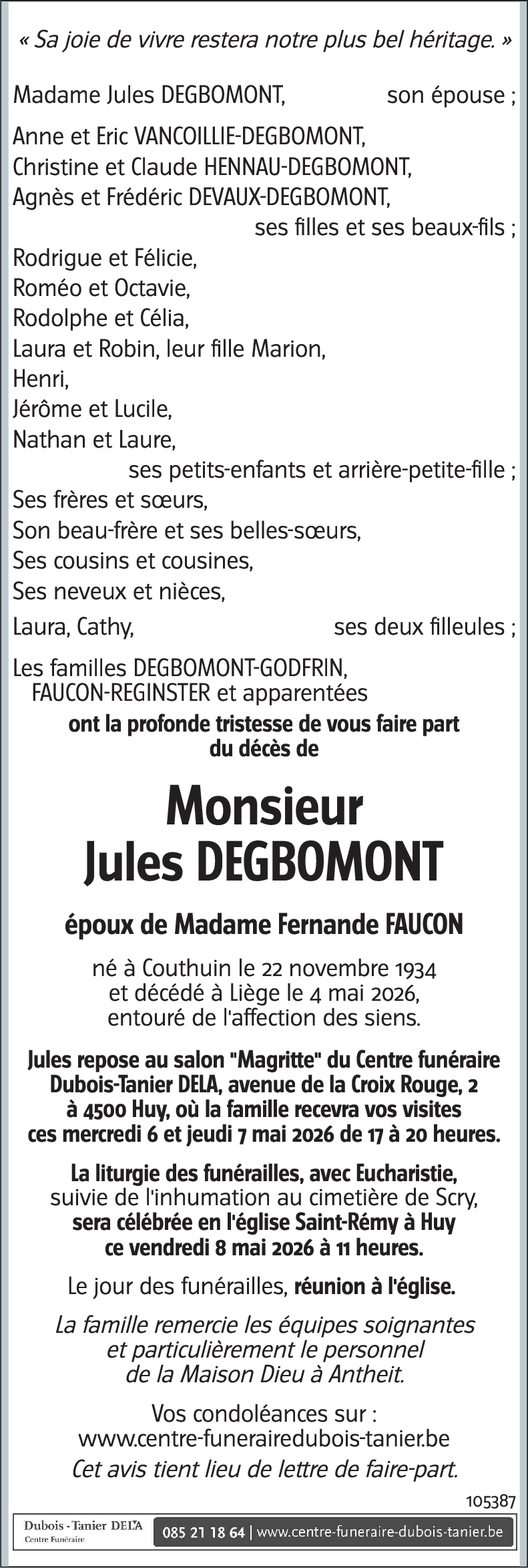 Jules DEGBOMONT