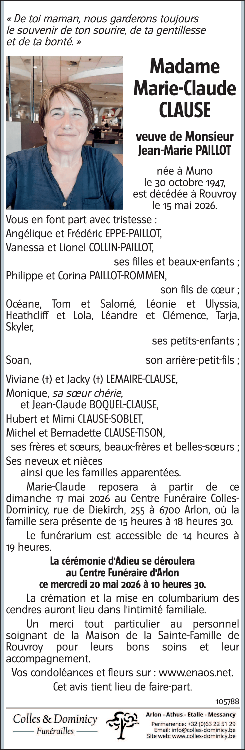 Marie-Claude CLAUSE