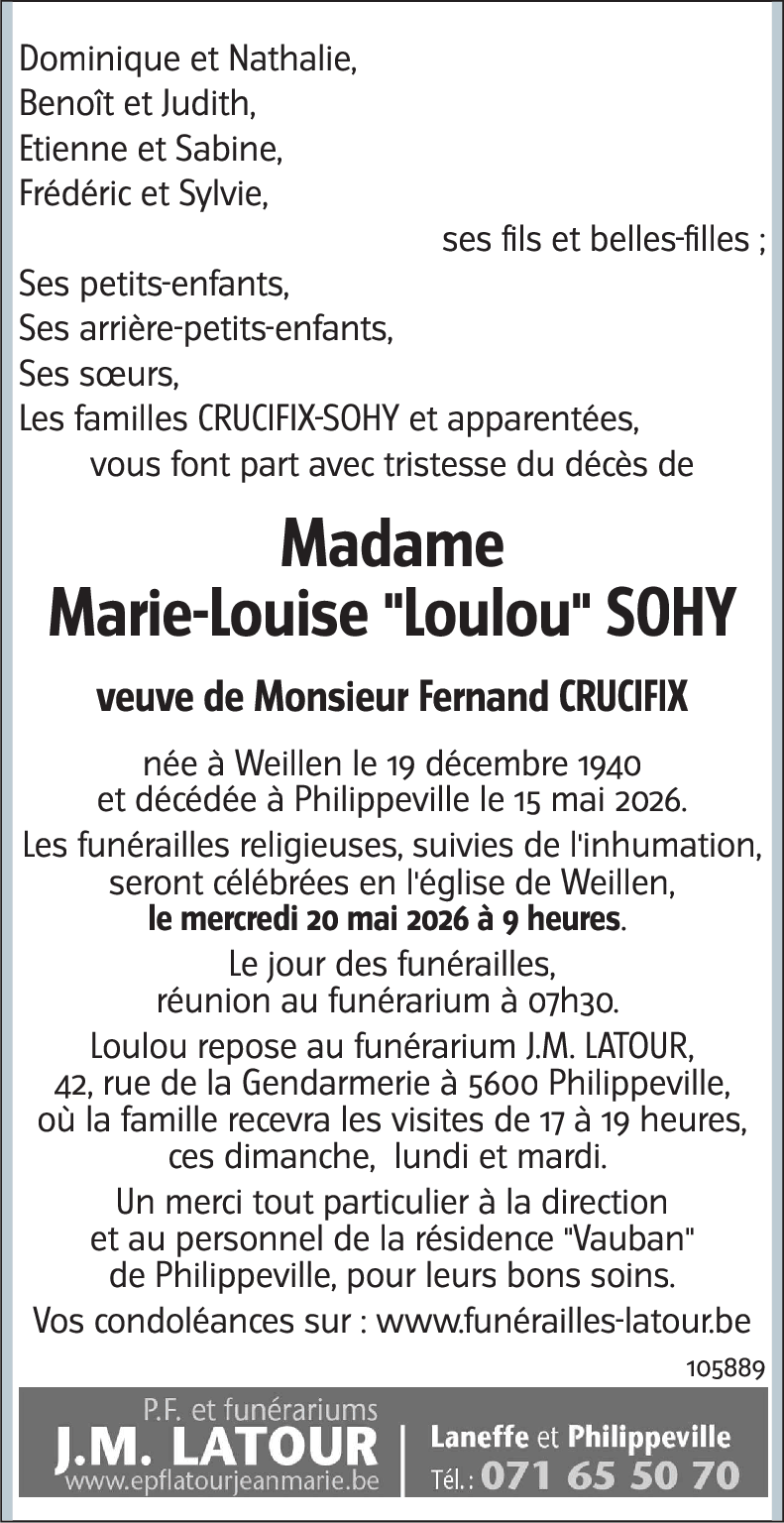 Marie-Louise SOHY