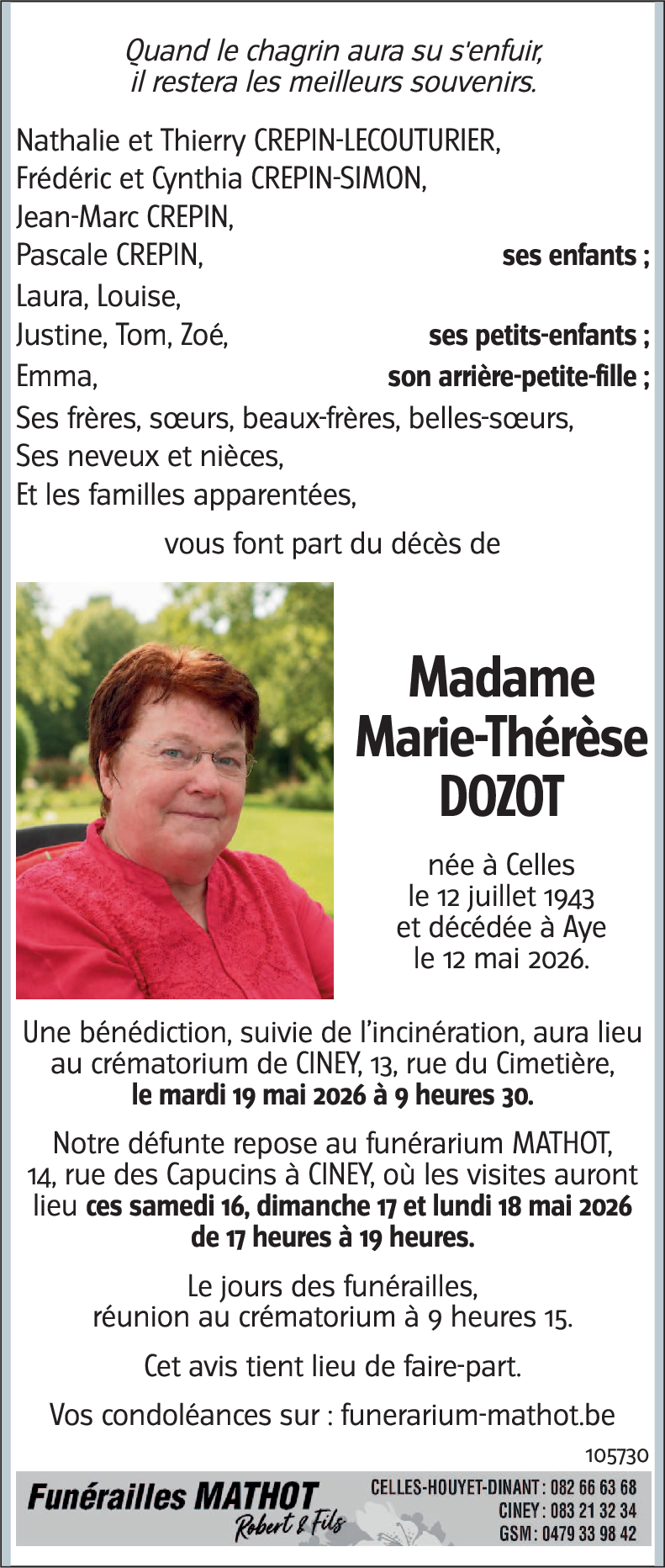 Marie-Thérèse DOZOT