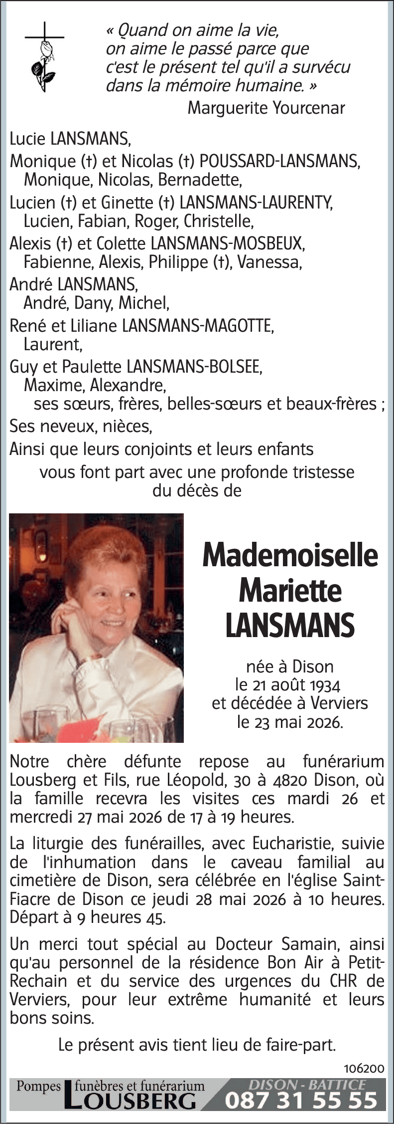 Mariette LANSMANS