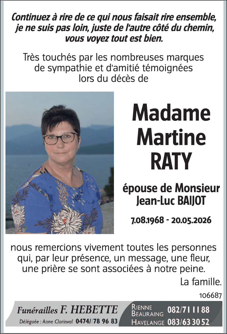 Martine RATY