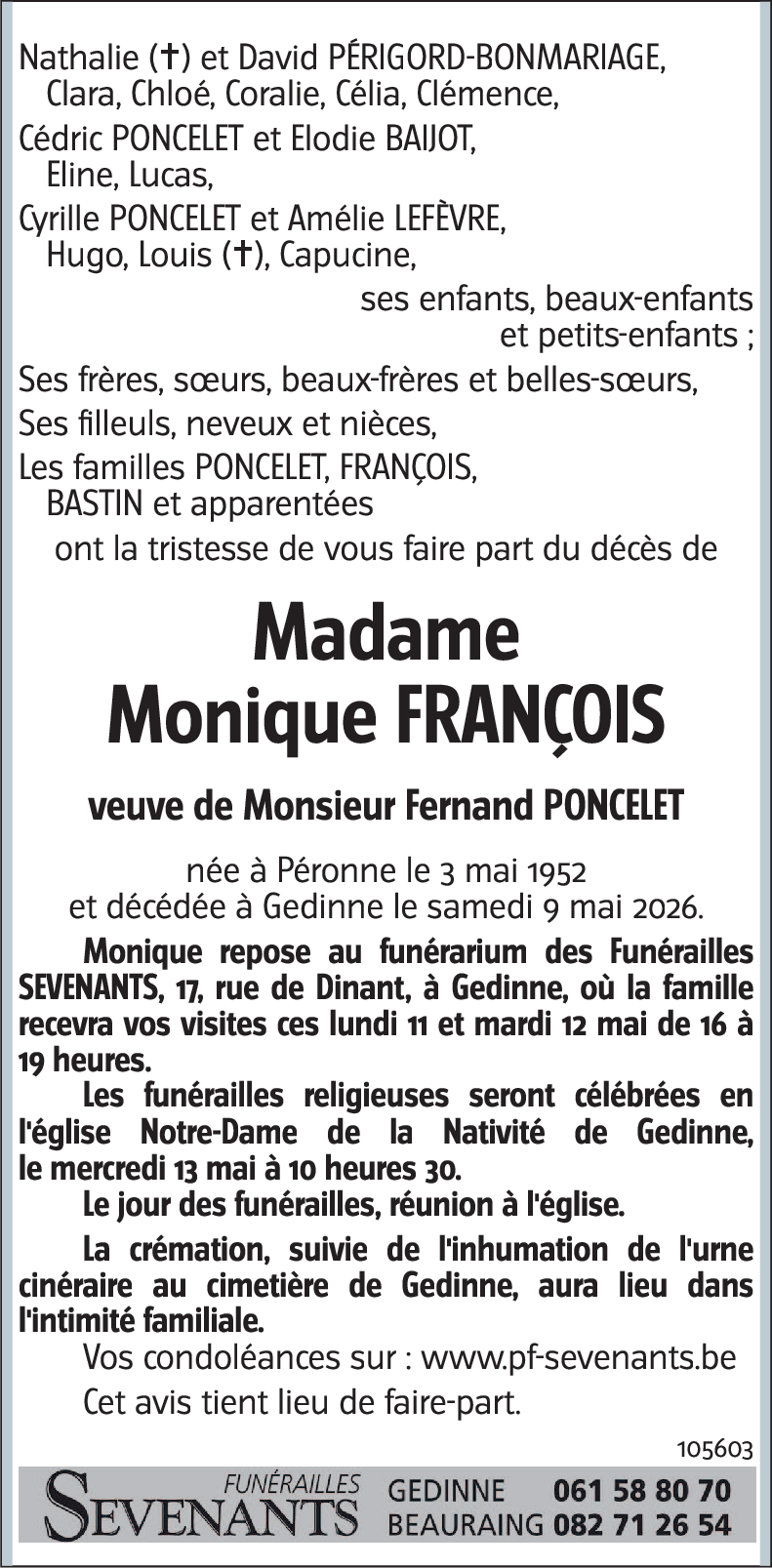 Monique FRANÇOIS