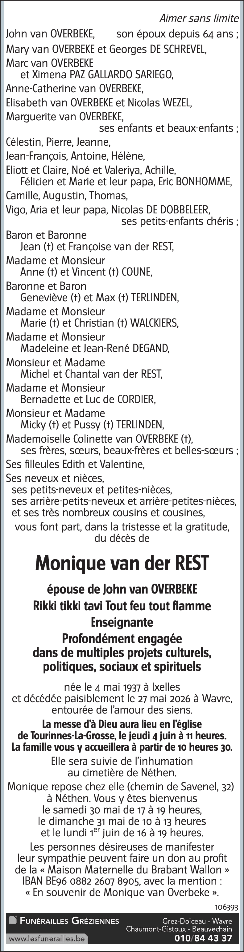 Monique van der REST
