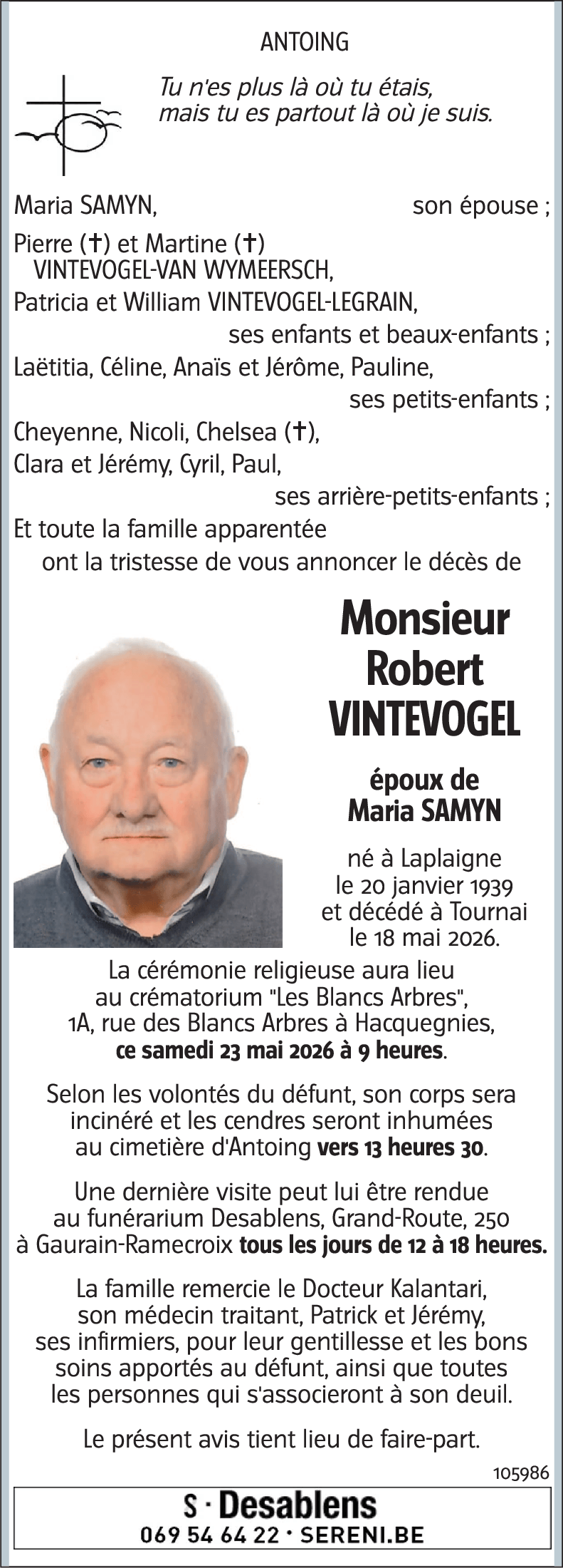 Robert VINTEVOGEL