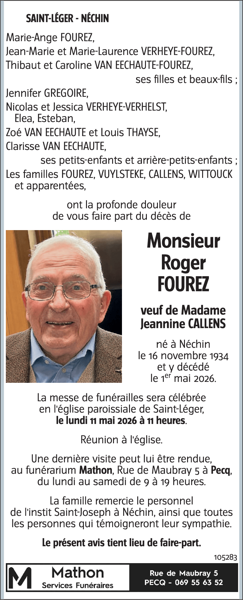 Roger FOUREZ