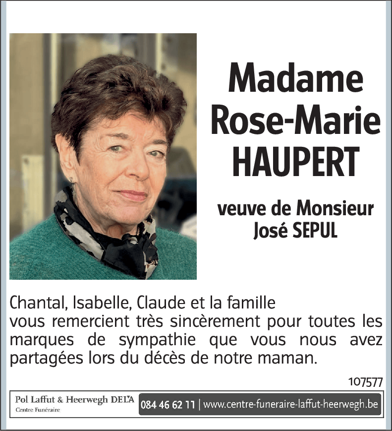 Rose-Marie HAUPERT
