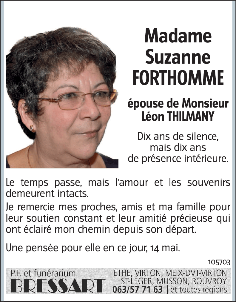 Suzanne FORTHOMME