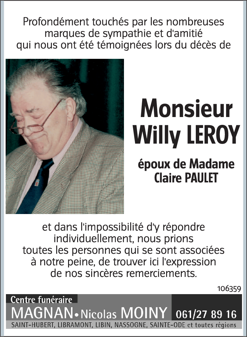 Willy LEROY