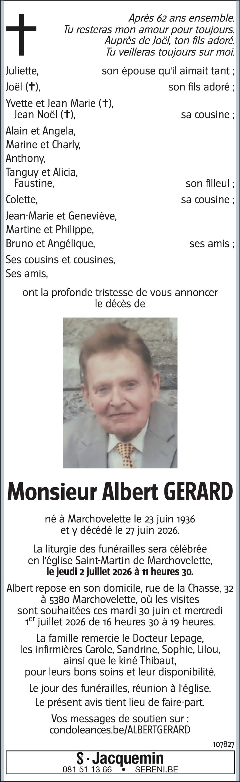 Albert GERARD