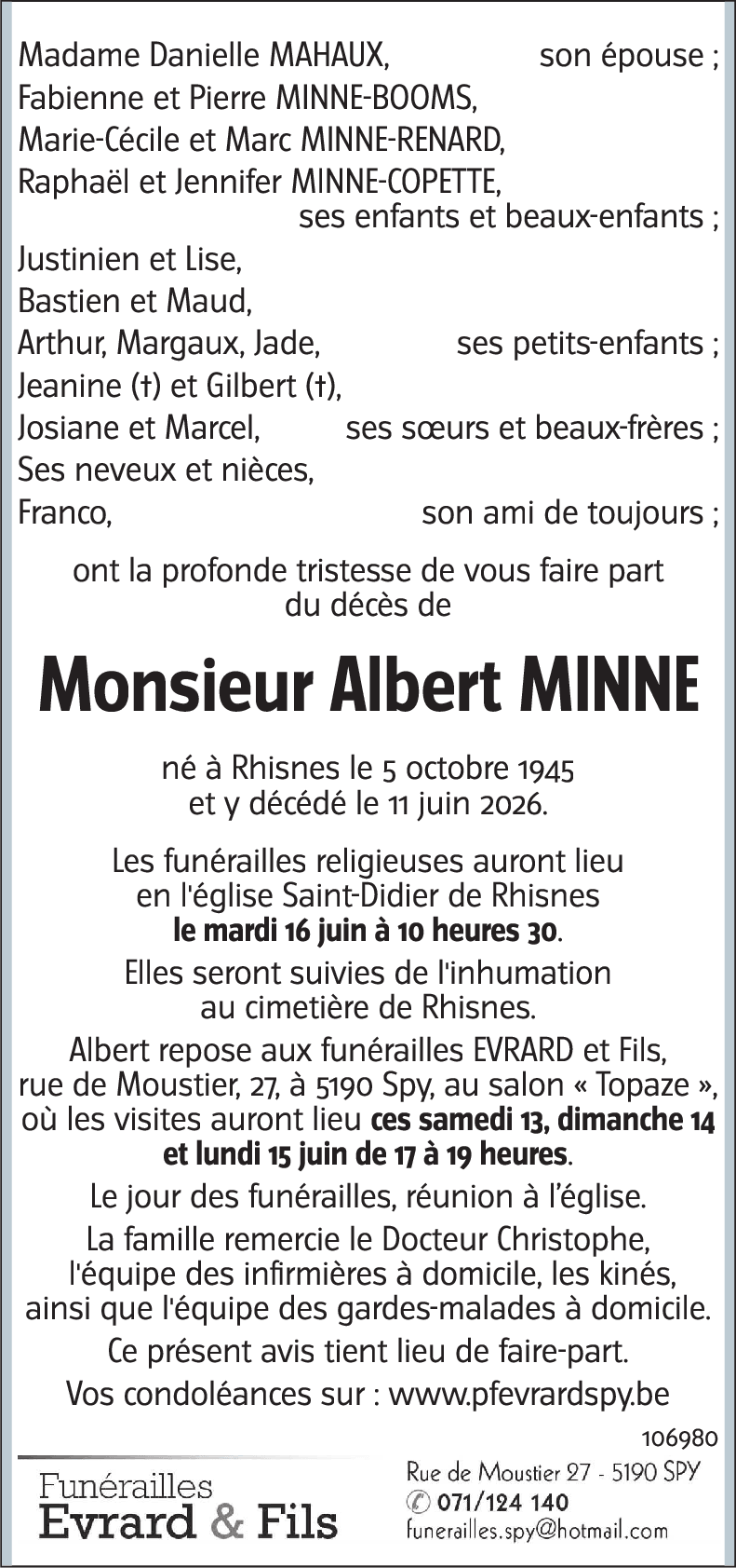 Albert MINNE