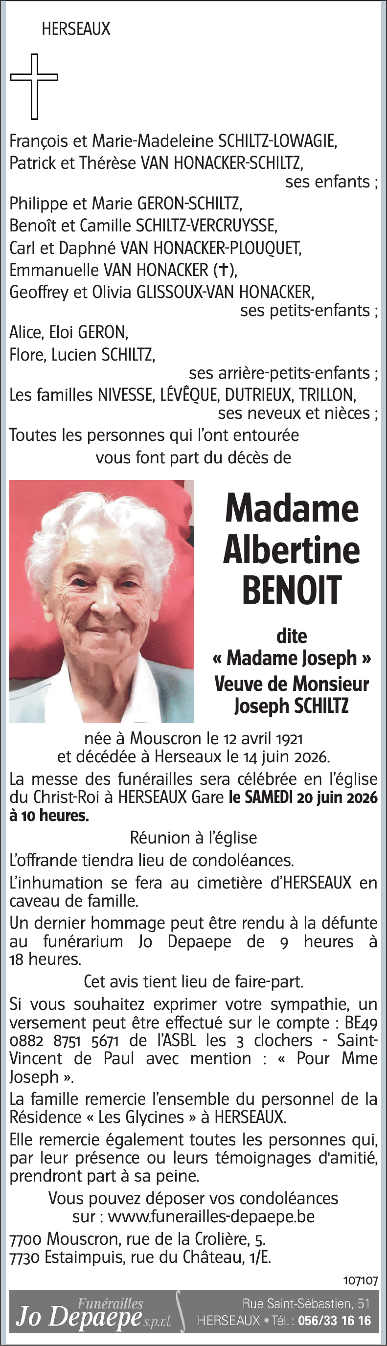 Albertine BENOIT