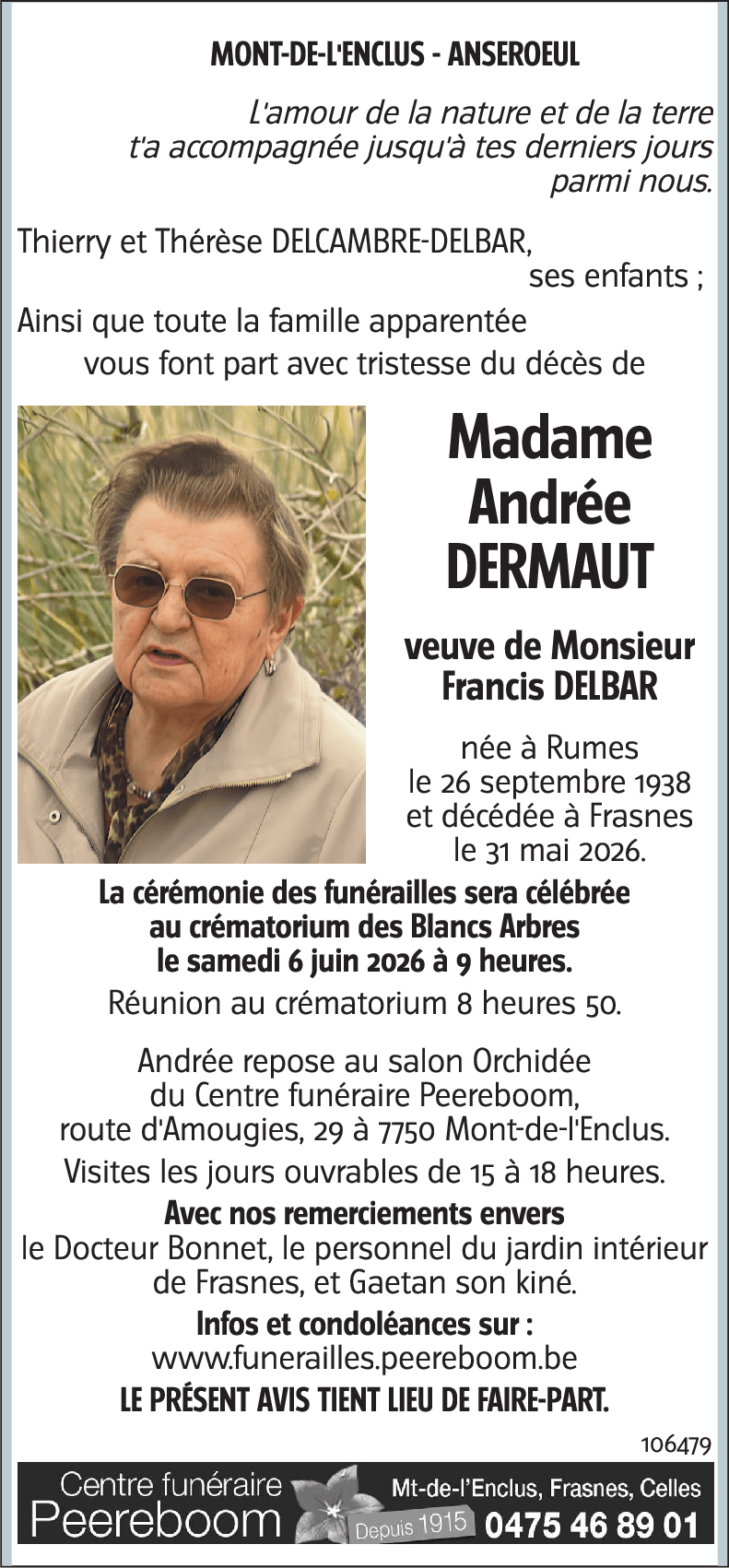 Andrée DERMAUT