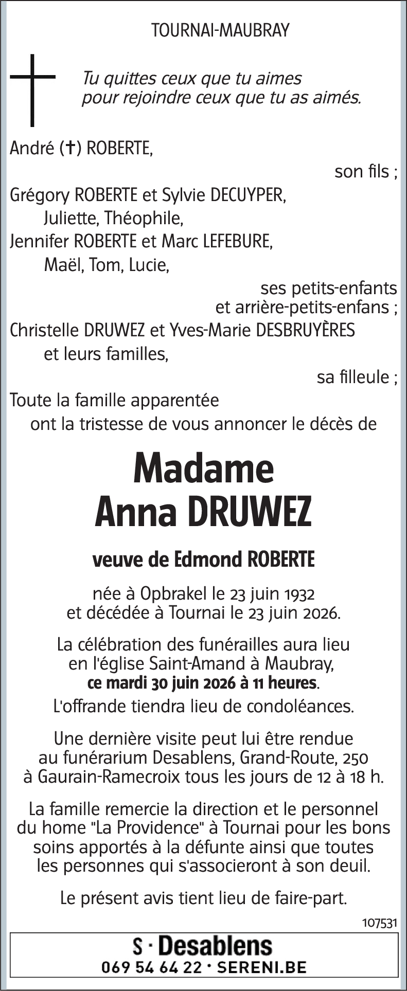 Anna DRUWEZ