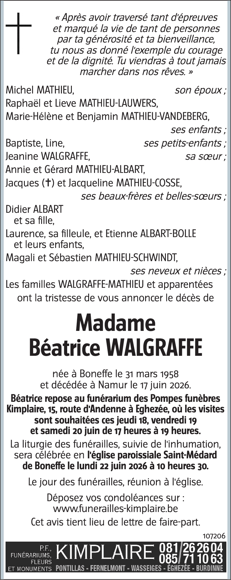Béatrice WALGRAFFE