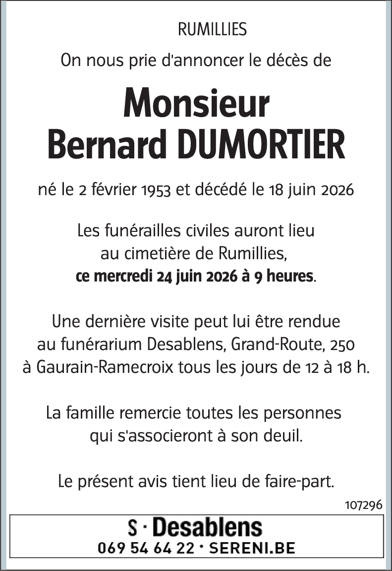Benard DUMORTIER