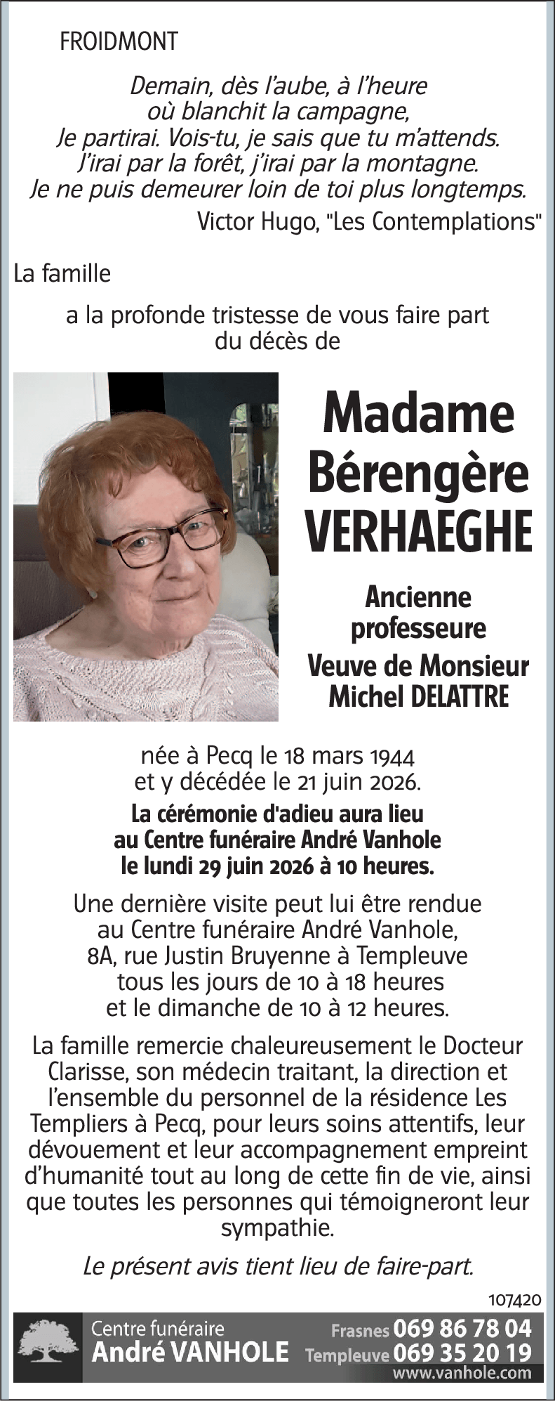 Bérengère VERHAEGHE