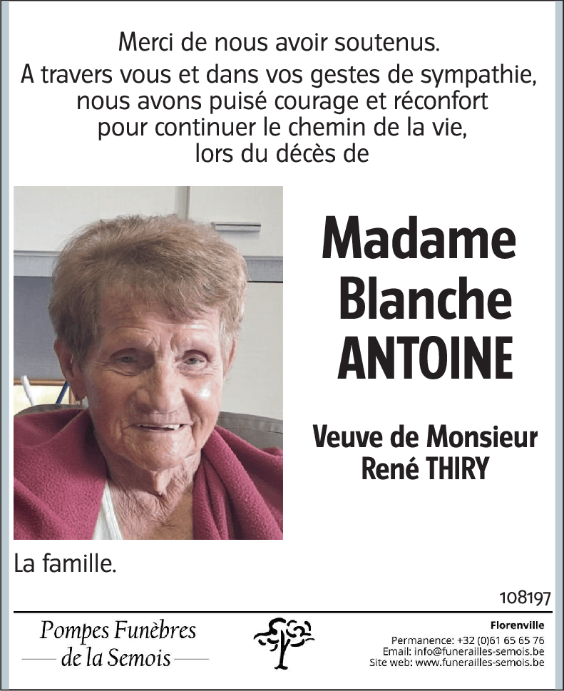 Blanche ANTOINE