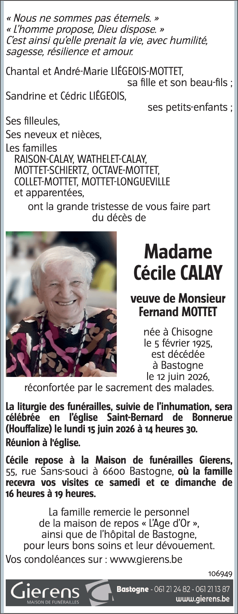 Cécile CALAY