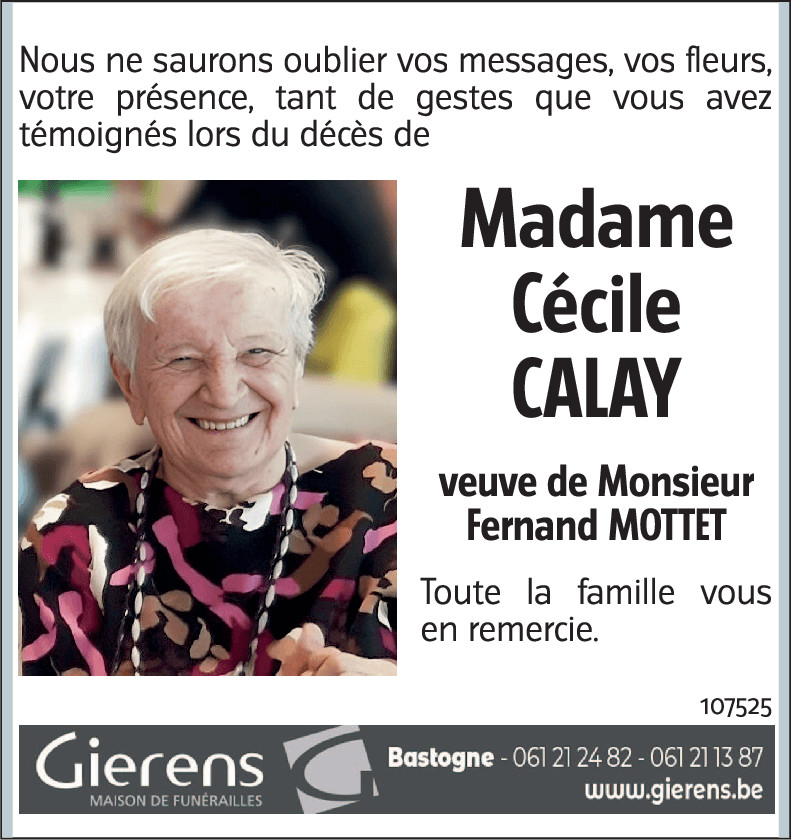 Cécile CALAY