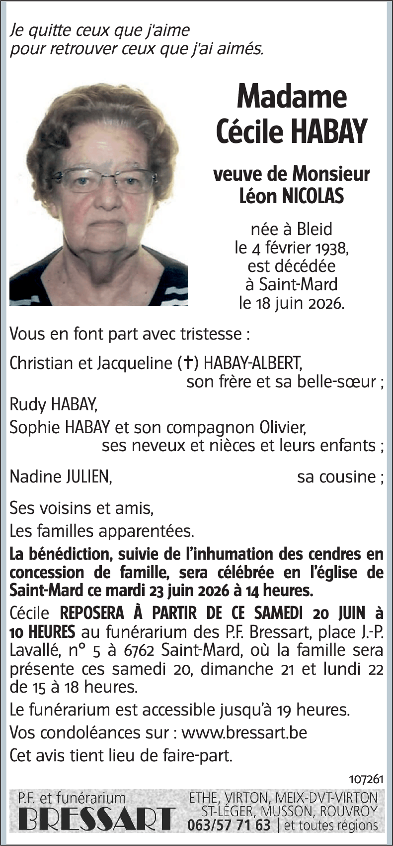 Cécile HABAY