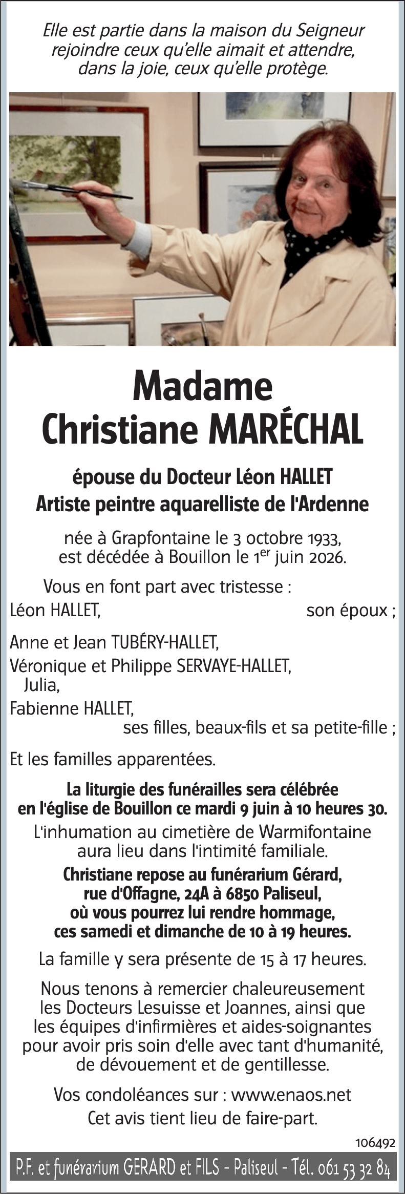 Christiane MARÉCHAL