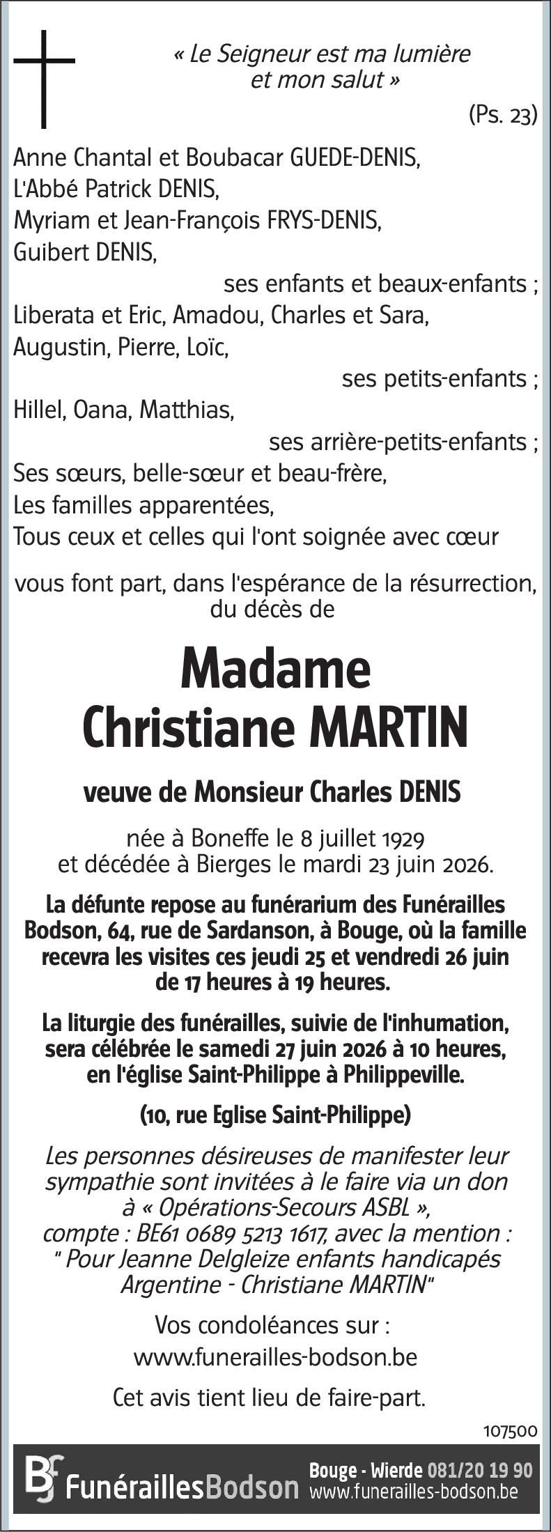 Christiane MARTIN