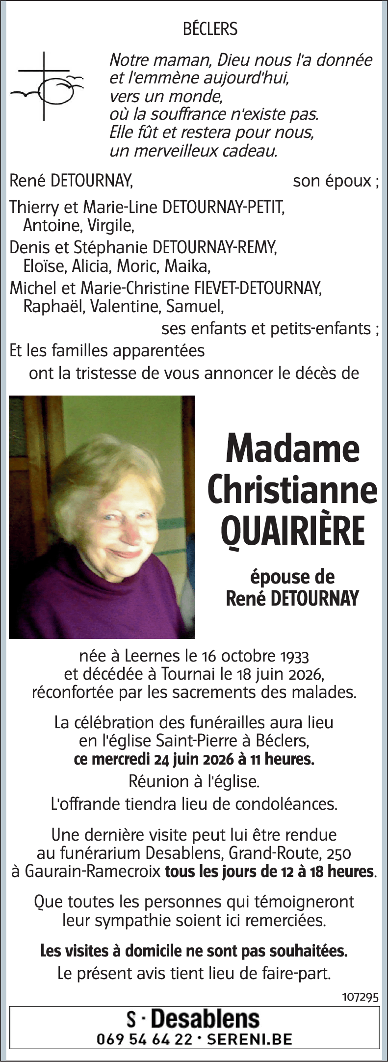 Christianne QUAIRIERE