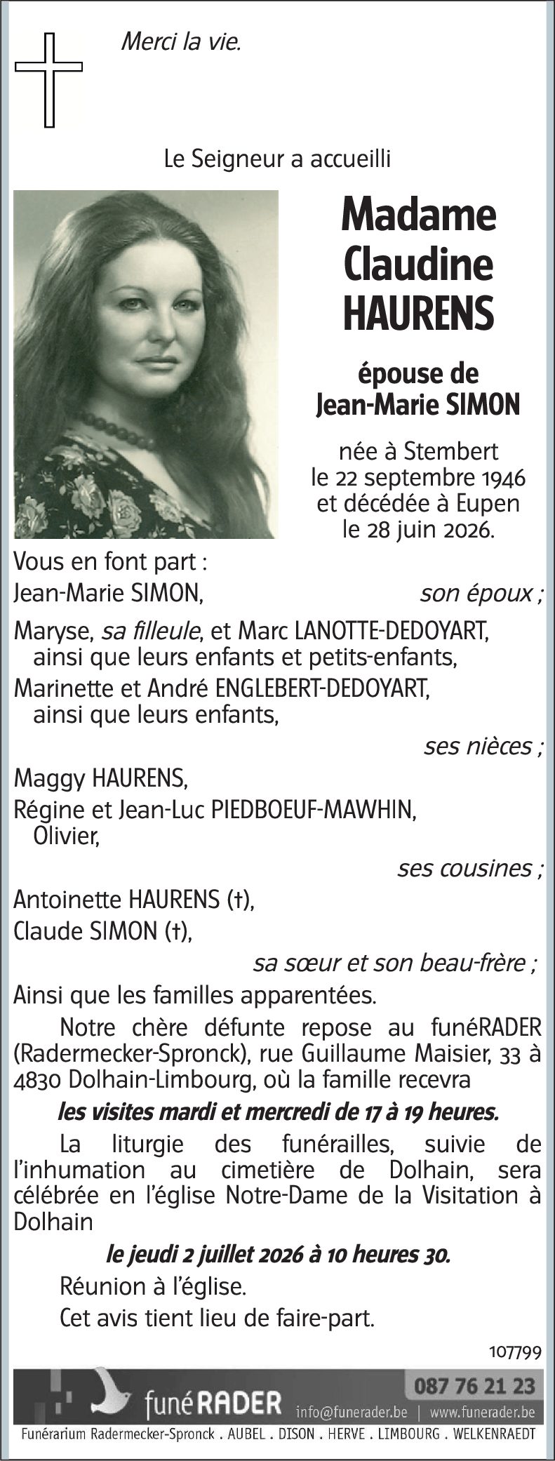 Claudine HAURENS
