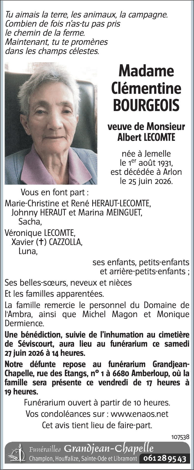Clémentine BOURGEOIS