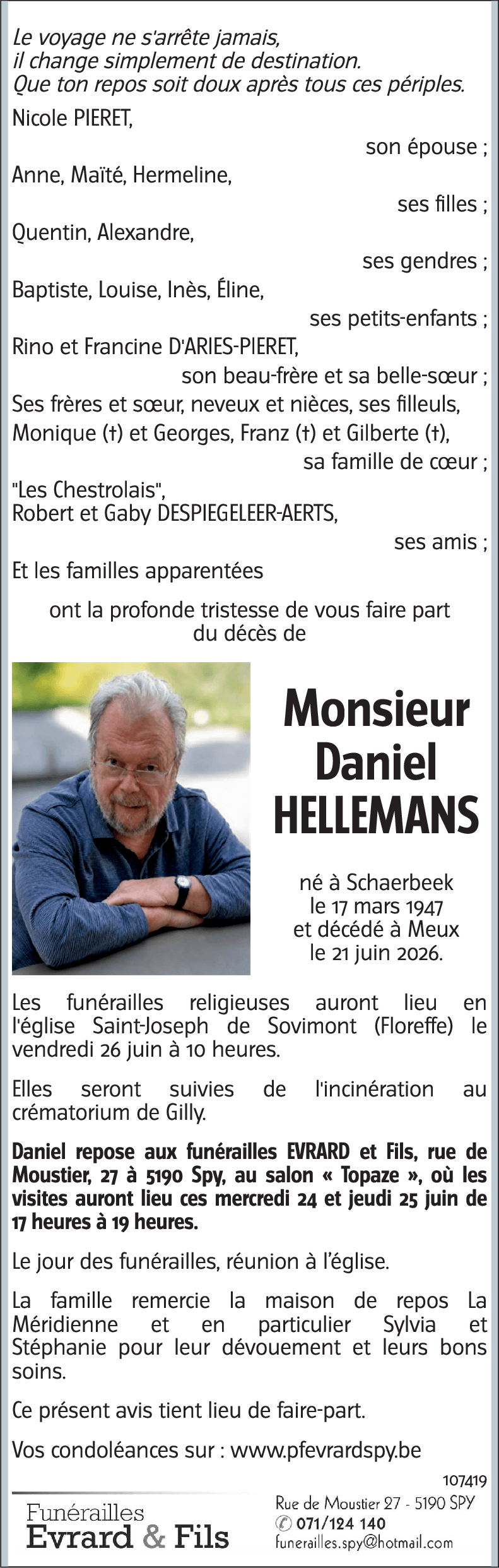 Daniel HELLEMANS