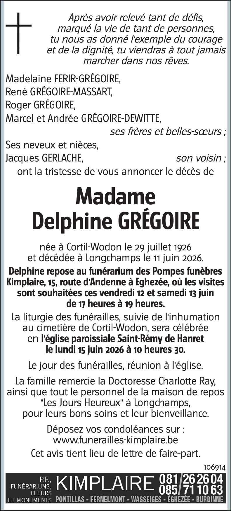 Delphine GRÉGOIRE