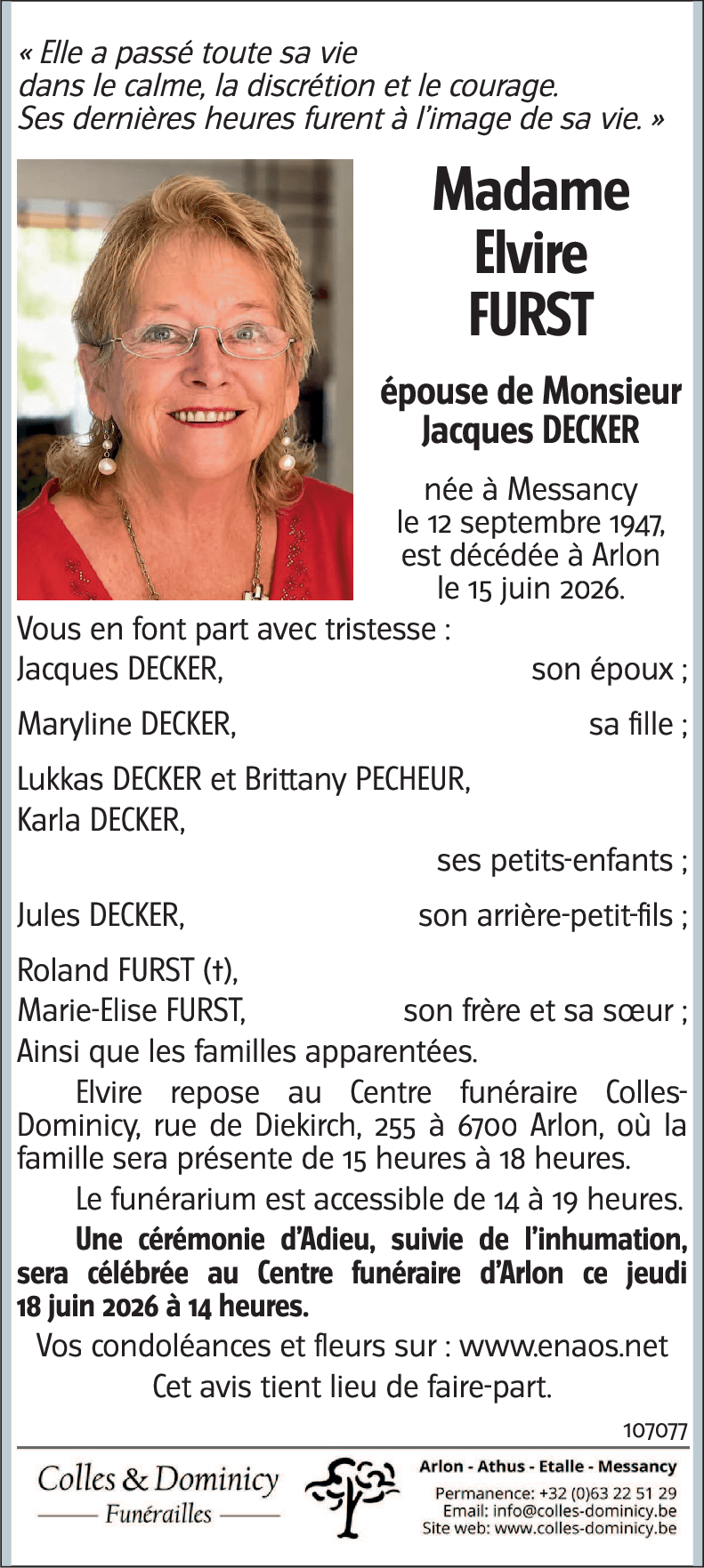 Elvire FURST